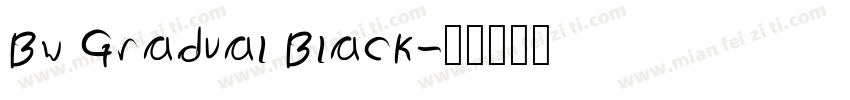 Bw Gradual Black字体转换